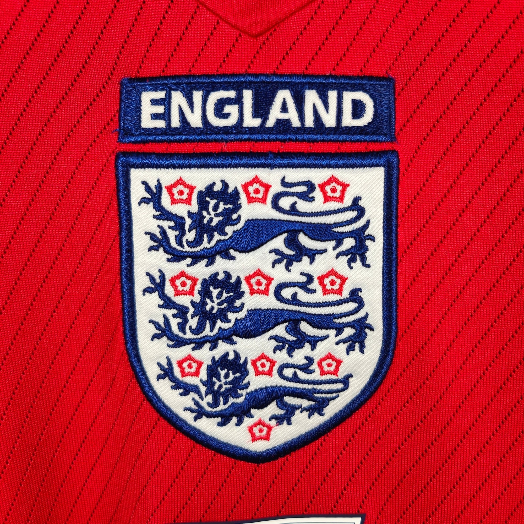 2008 - 10 England Away Shirt Beckham 7 - 8.5/10 - (M) - Eternal Pitch