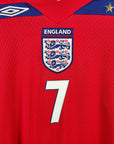 2008 - 10 England Away Shirt Beckham 7 - 8.5/10 - (M) - Eternal Pitch
