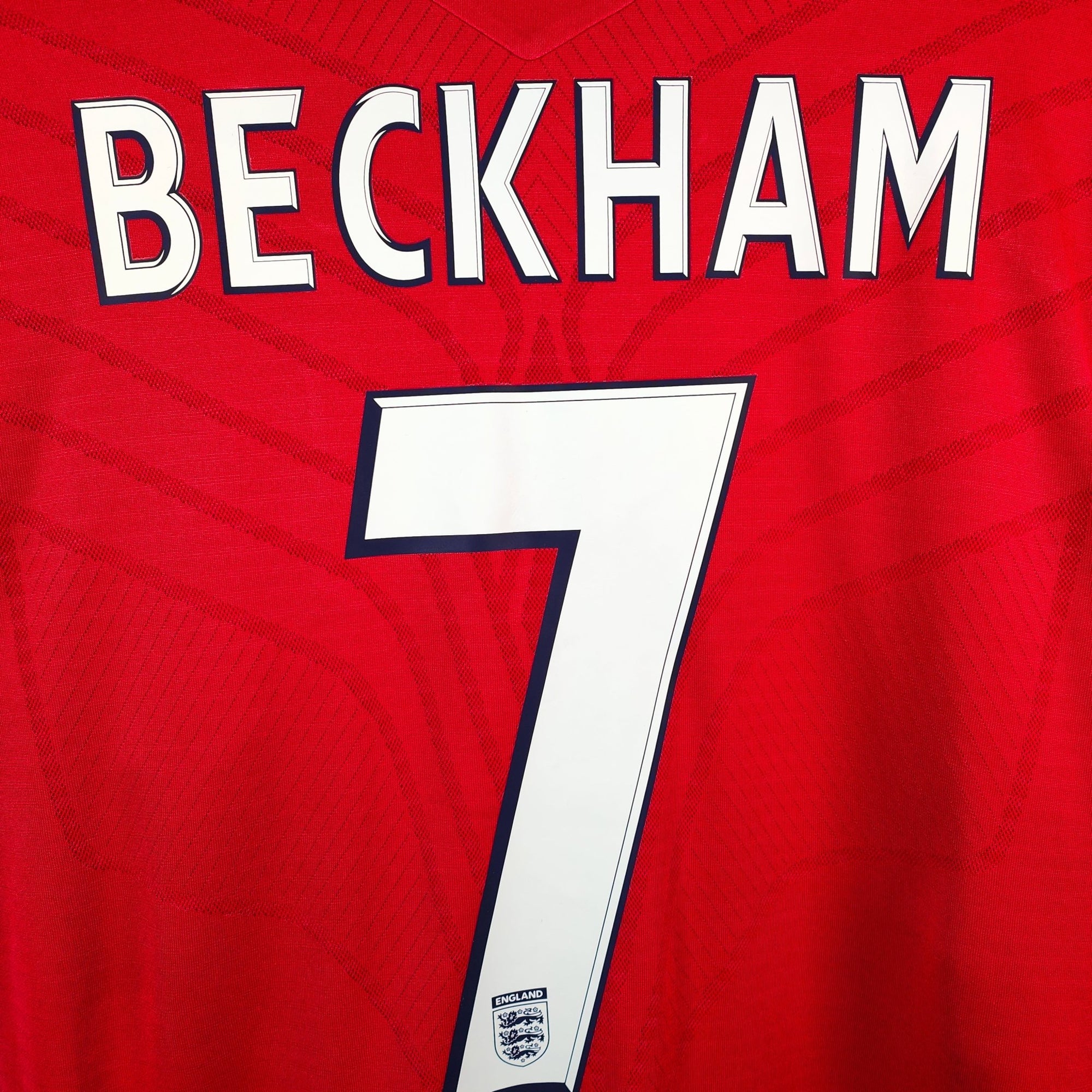 2008 - 10 England Away Shirt Beckham 7 - 8.5/10 - (M) - Eternal Pitch