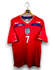 2008 - 10 England Away Shirt Beckham 7 - 8.5/10 - (M) - Eternal Pitch