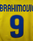 2008 - 10 FC Barcelona Away Shirt Ibrahimovic 9 - 8/10 - (M) - Eternal Pitch
