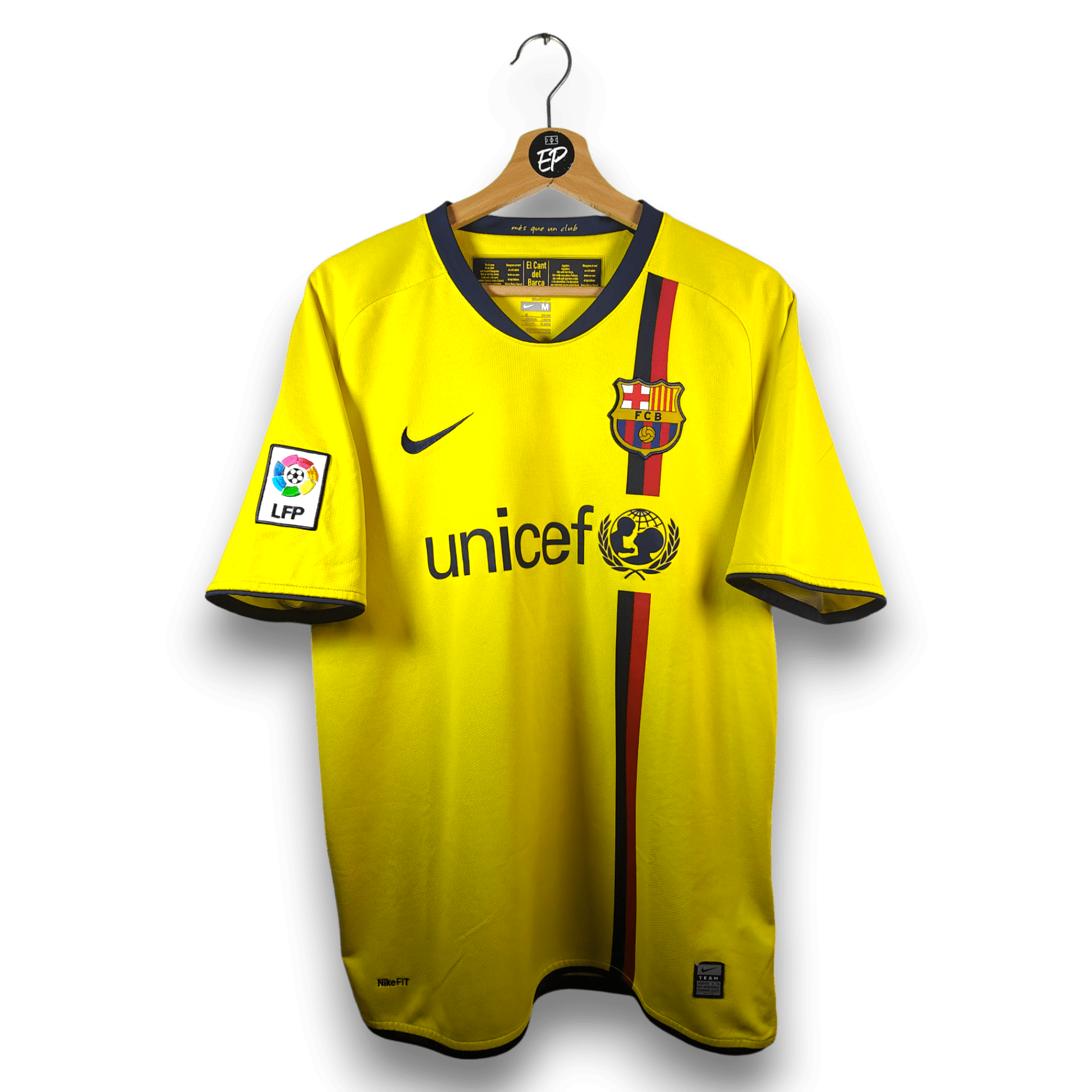 2008 - 10 FC Barcelona Away Shirt Ibrahimovic 9 - 9.5/10 - (M) - Eternal Pitch
