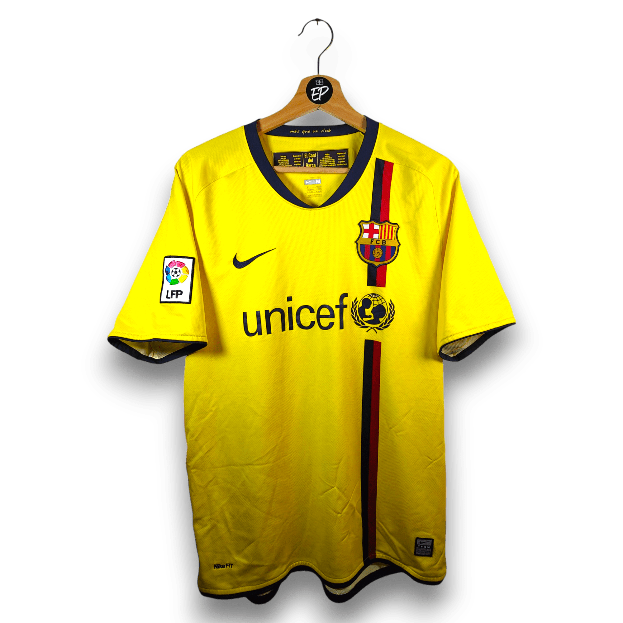 2008 - 10 FC Barcelona Away Shirt Ibrahimovic 9 - 9.5/10 - (M) - Eternal Pitch