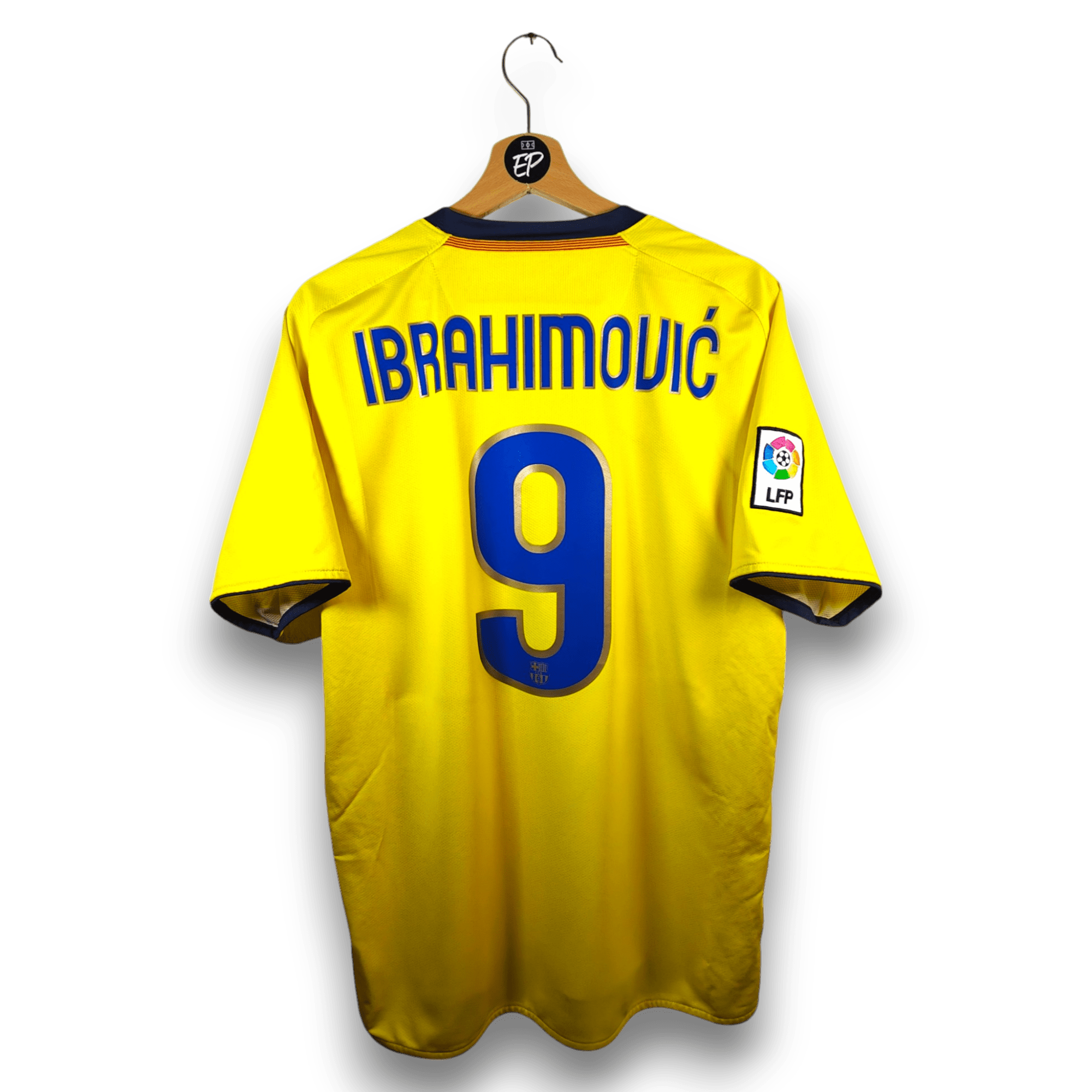 2008-10 FC Barcelona Away Shirt Ibrahimovic #9 - 9.5/10 - (M