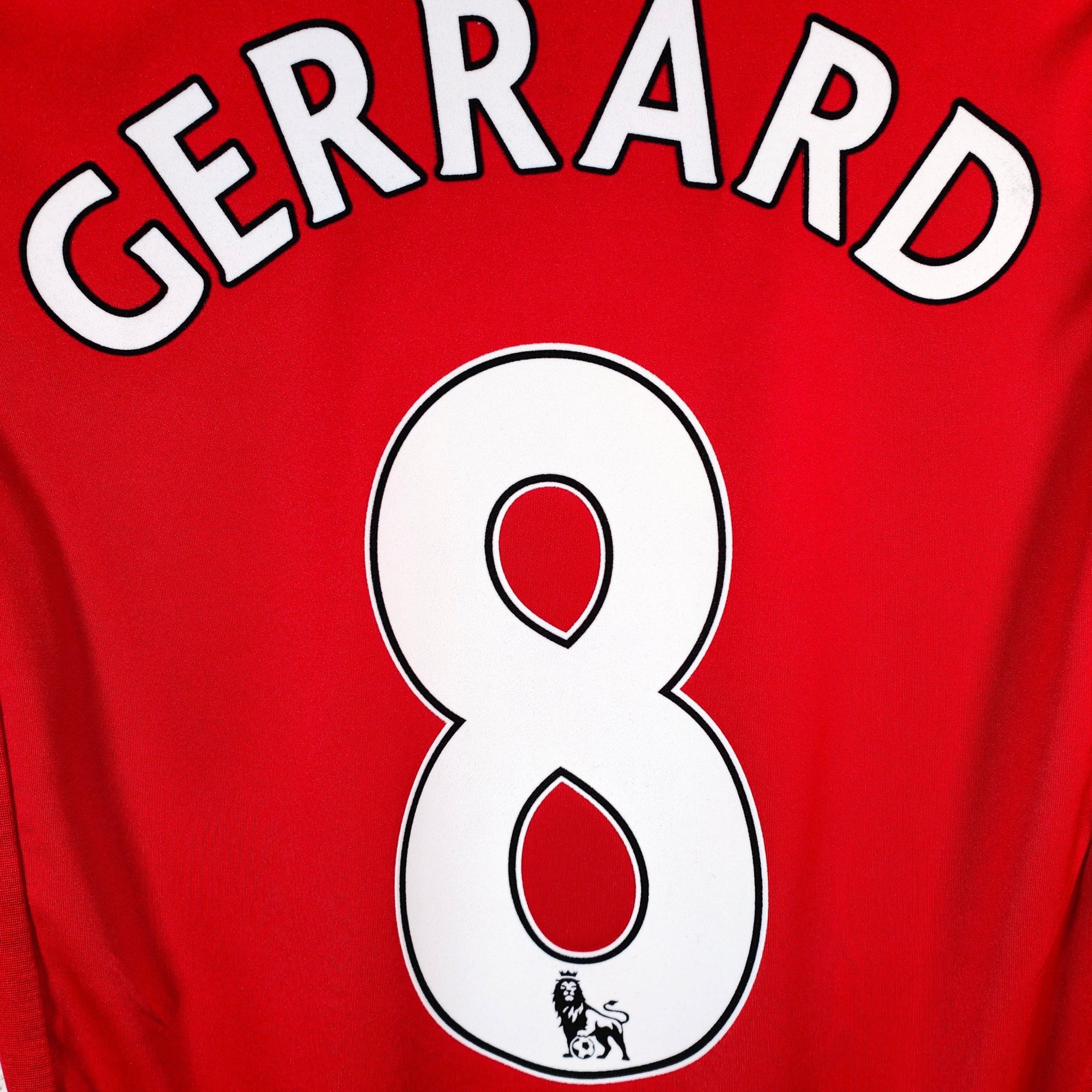 2008 - 10 Liverpool Home Shirt Gerrard 8 - 6/10 - (S) - Eternal Pitch
