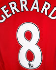 2008 - 10 Liverpool Home Shirt Gerrard 8 - 6/10 - (S) - Eternal Pitch
