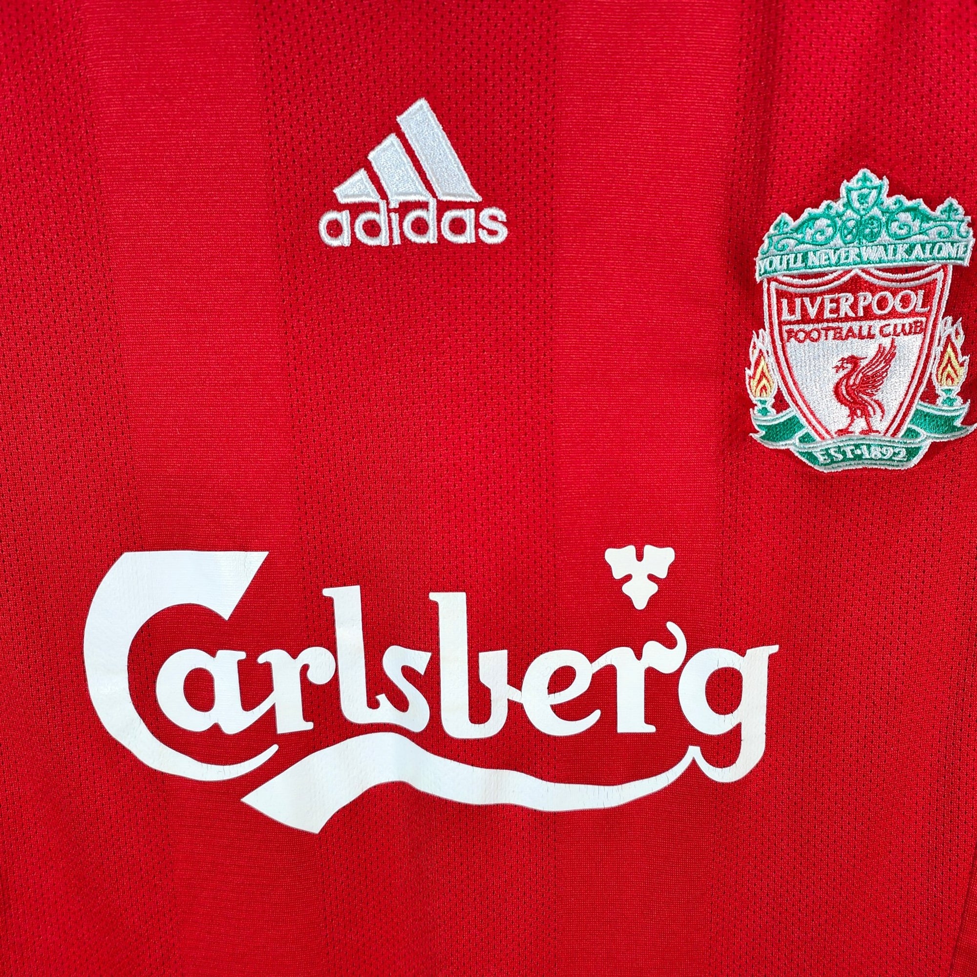2008 - 10 Liverpool Home Shirt Gerrard 8 - 6/10 - (S) - Eternal Pitch