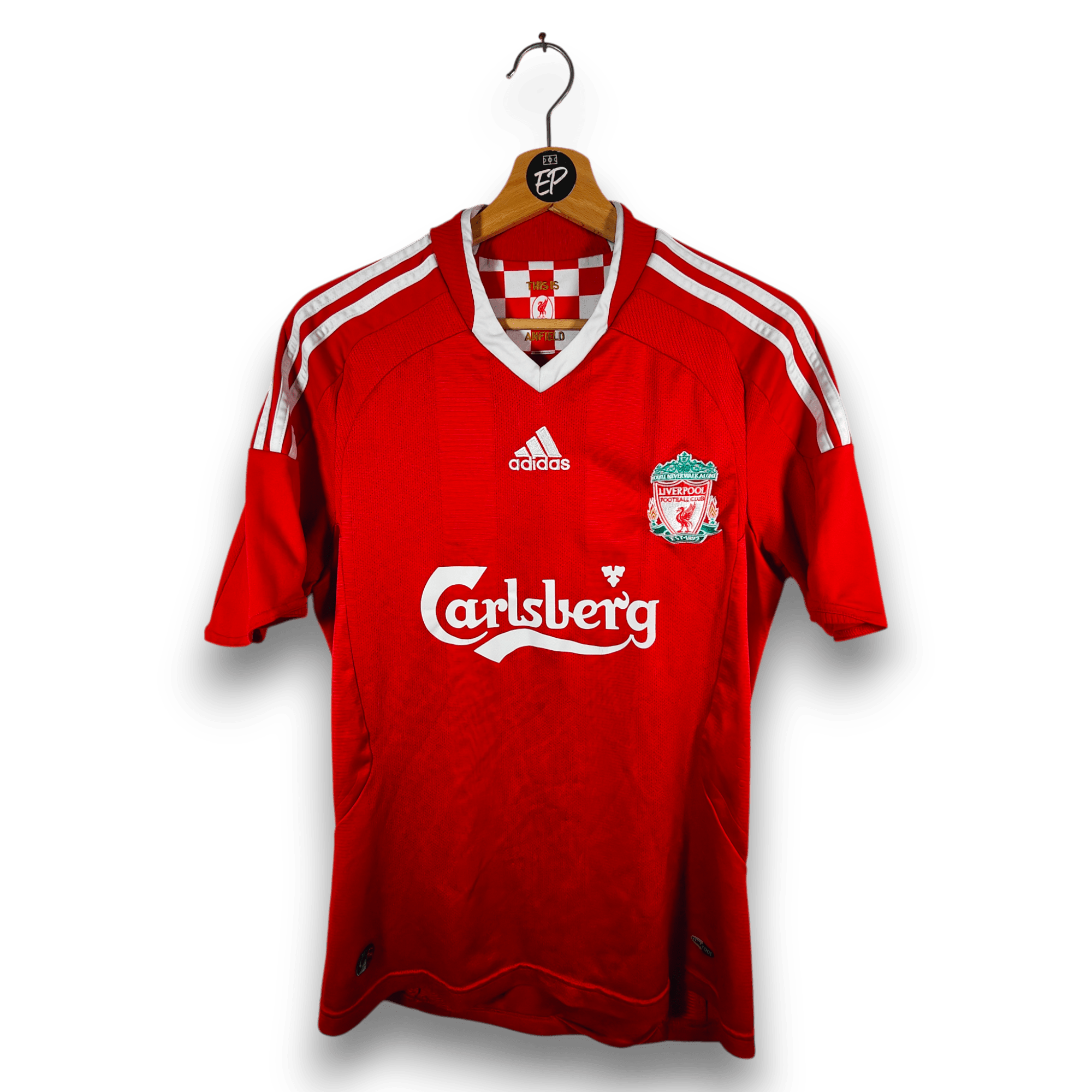 2008 - 10 Liverpool Home Shirt Gerrard 8 - 6/10 - (S) - Eternal Pitch