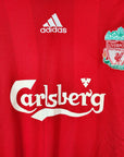 2008 - 10 Liverpool Home Shirt Gerrard 8 - 9.5/10 - (L) - Eternal Pitch