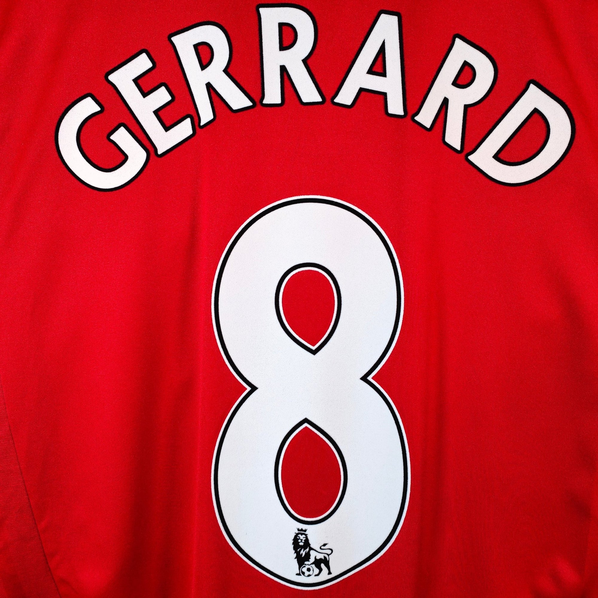 2008 - 10 Liverpool Home Shirt Gerrard 8 - 9.5/10 - (L) - Eternal Pitch