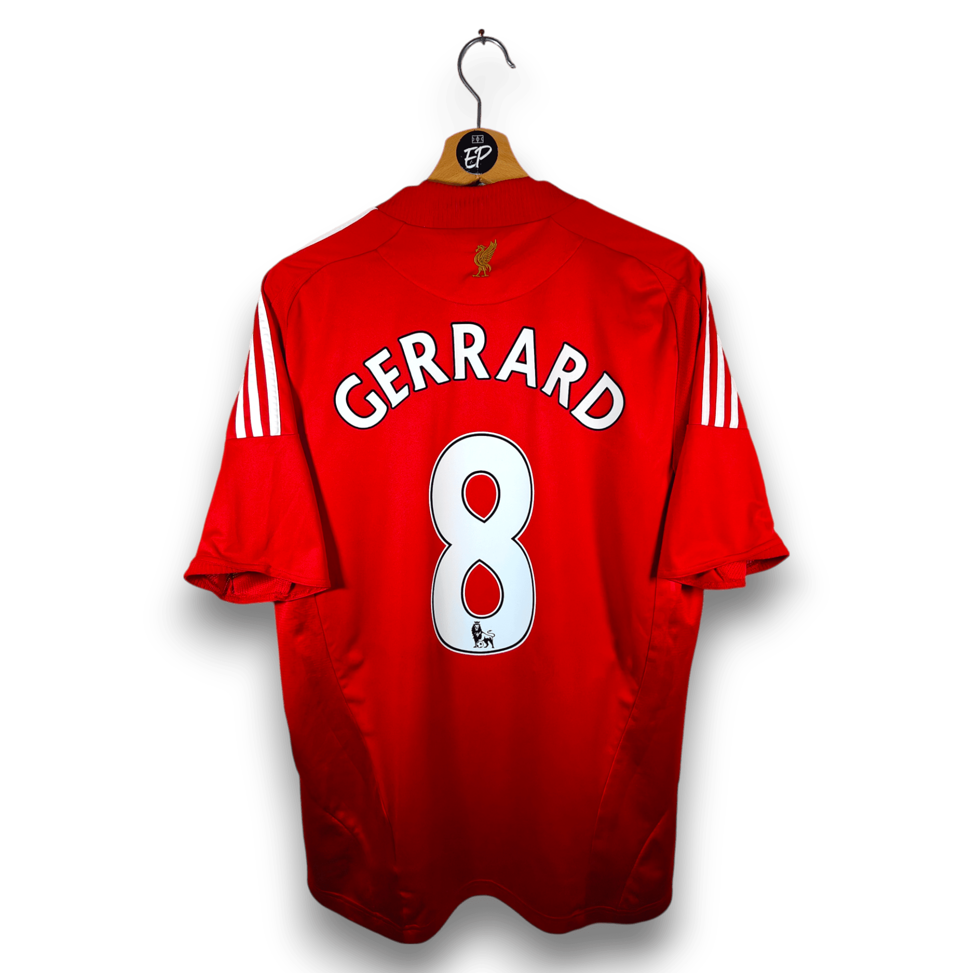 2008 - 10 Liverpool Home Shirt Gerrard 8 - 9.5/10 - (L) - Eternal Pitch