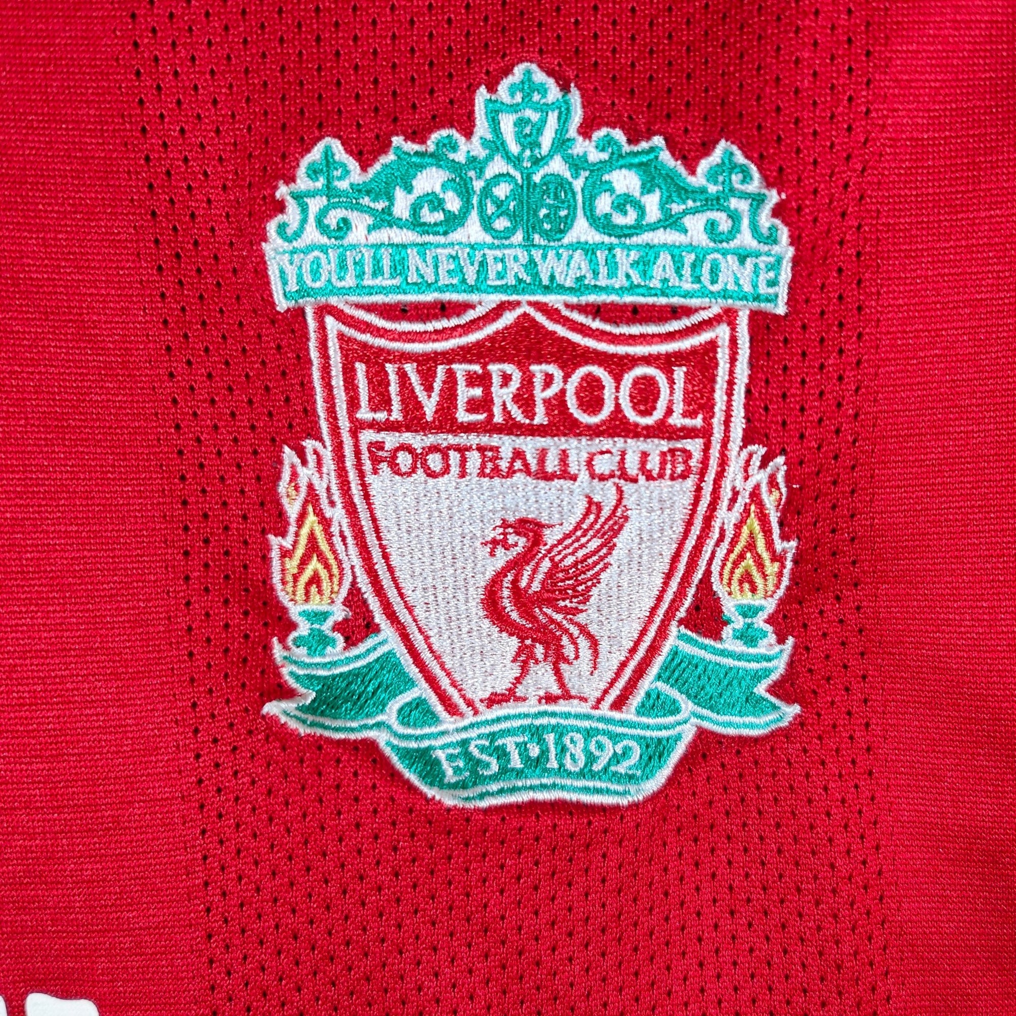 2008 - 10 Liverpool Home Shirt Gerrard 8 - 9.5/10 - (L) - Eternal Pitch