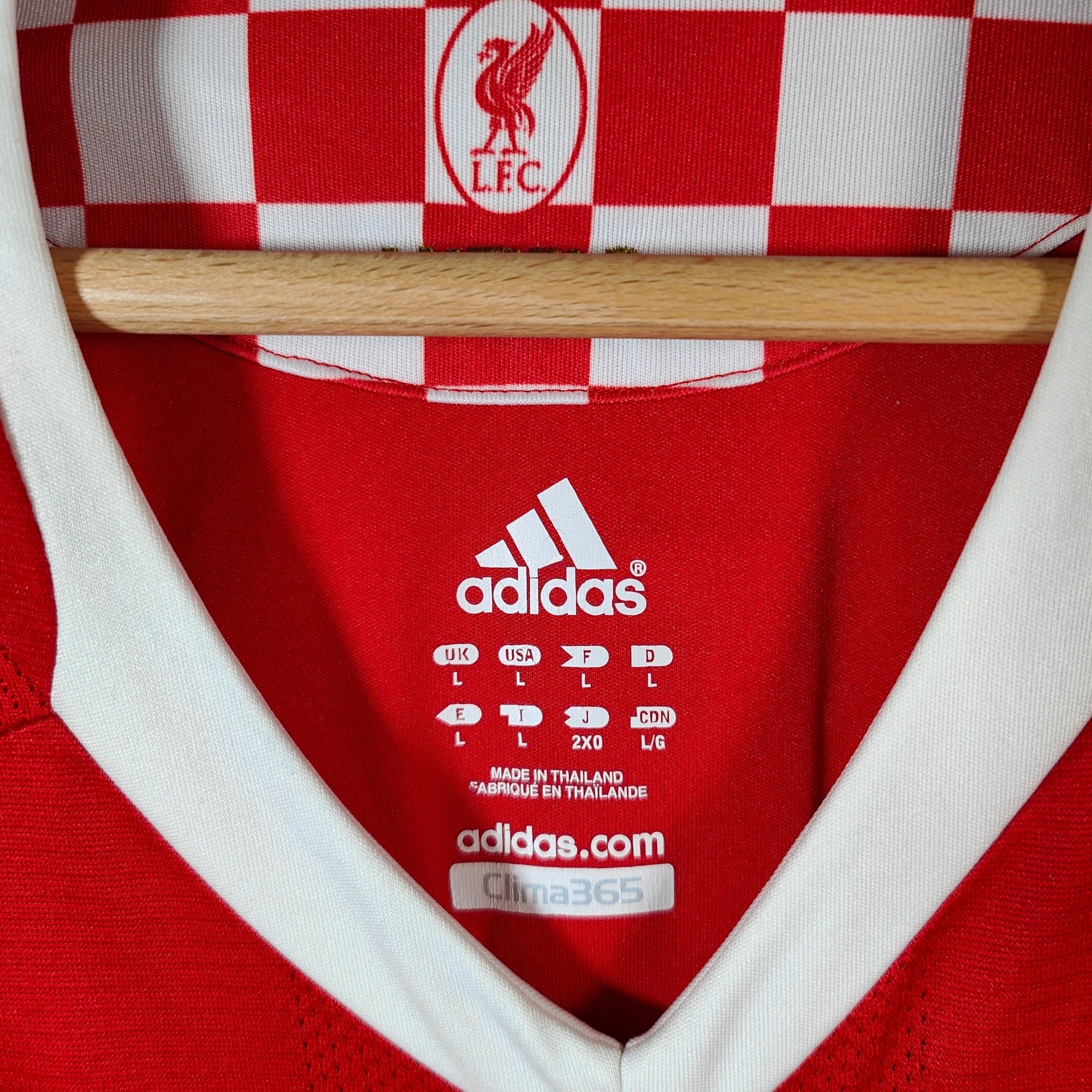 2008 - 10 Liverpool Home Shirt Gerrard 8 - 9.5/10 - (L) - Eternal Pitch