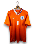 2008 - 10 Netherlands Home Shirt Robben 11 - 9.5/10 - (M) - Eternal Pitch