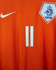 2008 - 10 Netherlands Home Shirt Robben 11 - 9.5/10 - (M) - Eternal Pitch