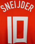 2008 - 10 Netherlands Home Shirt Sneijder 10 - 9.5/10 - (XL) - Eternal Pitch