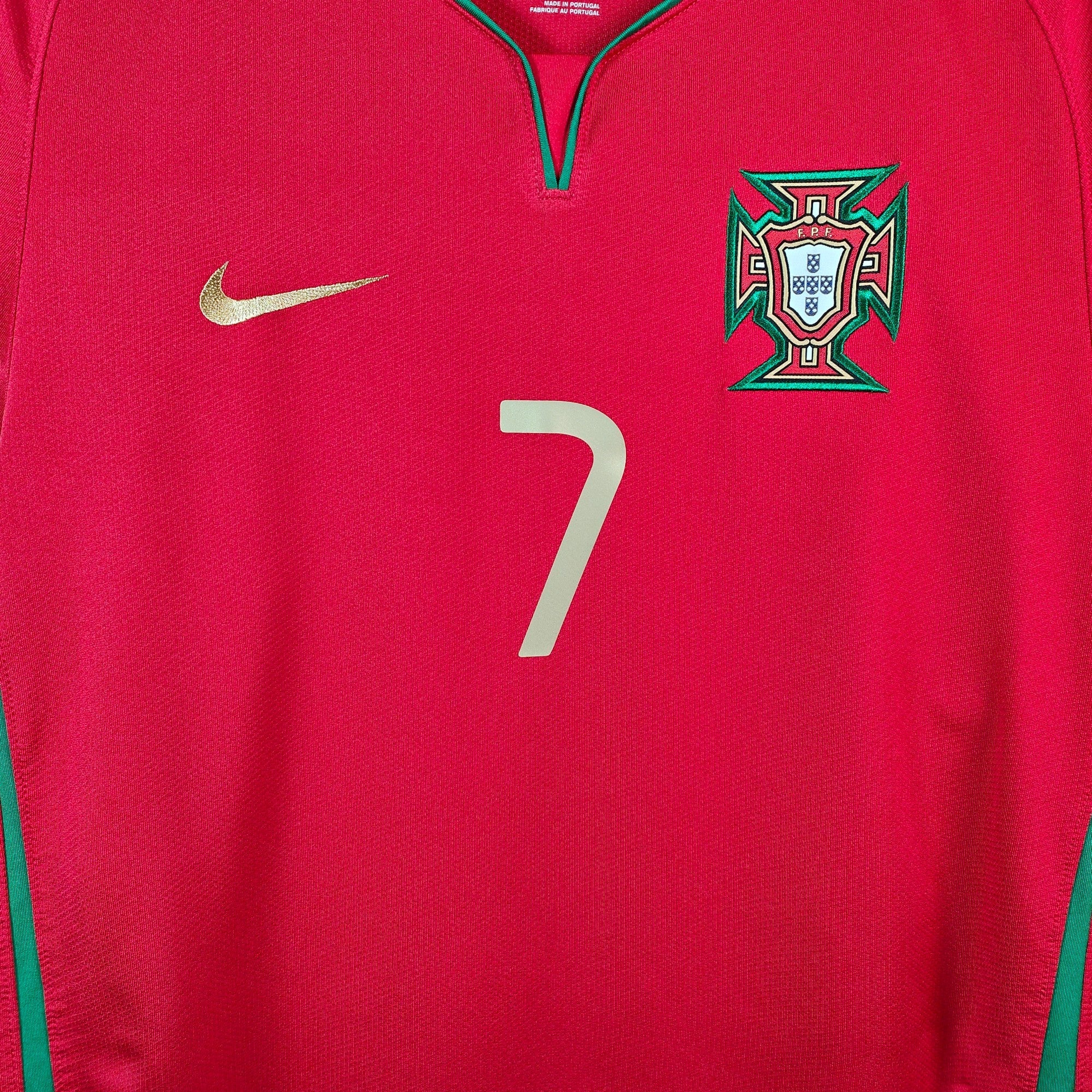 2008 - 10 Portugal Home Shirt Ronaldo 7 - 9.5/10 - (L) - Eternal Pitch