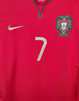 2008 - 10 Portugal Home Shirt Ronaldo 7 - 9.5/10 - (L) - Eternal Pitch