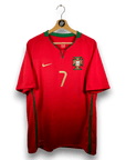 2008 - 10 Portugal Home Shirt Ronaldo 7 - 9.5/10 - (L) - Eternal Pitch