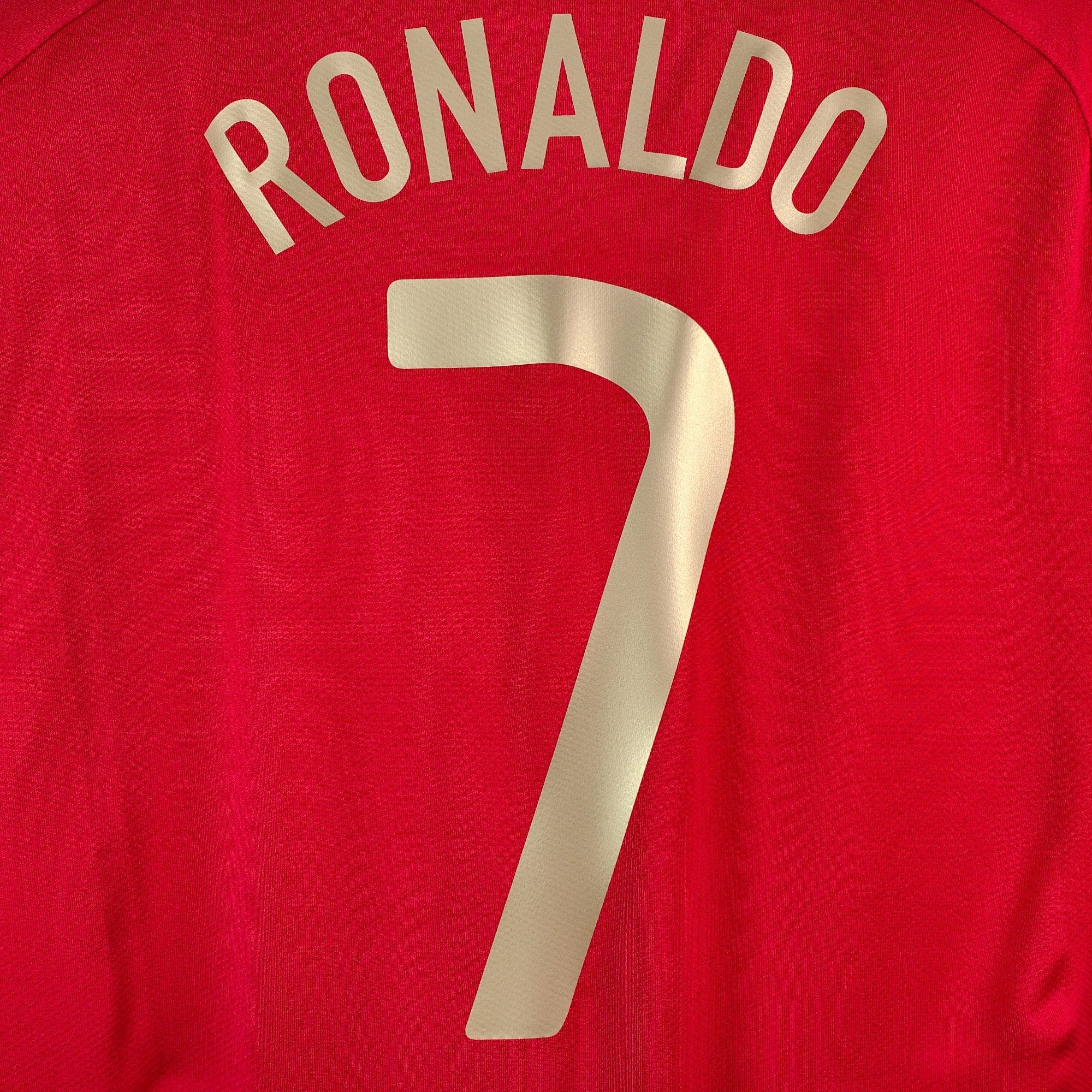 2008 - 10 Portugal Home Shirt Ronaldo 7 - 9.5/10 - (L) - Eternal Pitch