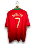 2008 - 10 Portugal Home Shirt Ronaldo 7 - 9.5/10 - (XL) - Eternal Pitch