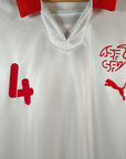 2008 - 10 Switzerland Away Shirt Senderos 4 (L) - Eternal Pitch