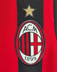 2009 - 10 AC Milan Home Shirt Ronaldinho 80 - 8.5/10 - (S) - Eternal Pitch