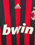 2009 - 10 AC Milan Home Shirt Ronaldinho 80 - 8.5/10 - (S) - Eternal Pitch