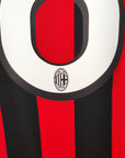 2009 - 10 AC Milan Home Shirt Ronaldinho 80 - 8.5/10 - (S) - Eternal Pitch