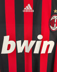 2009 - 10 AC Milan Home Shirt Ronaldinho 80 - 8.5/10 - (S) - Eternal Pitch