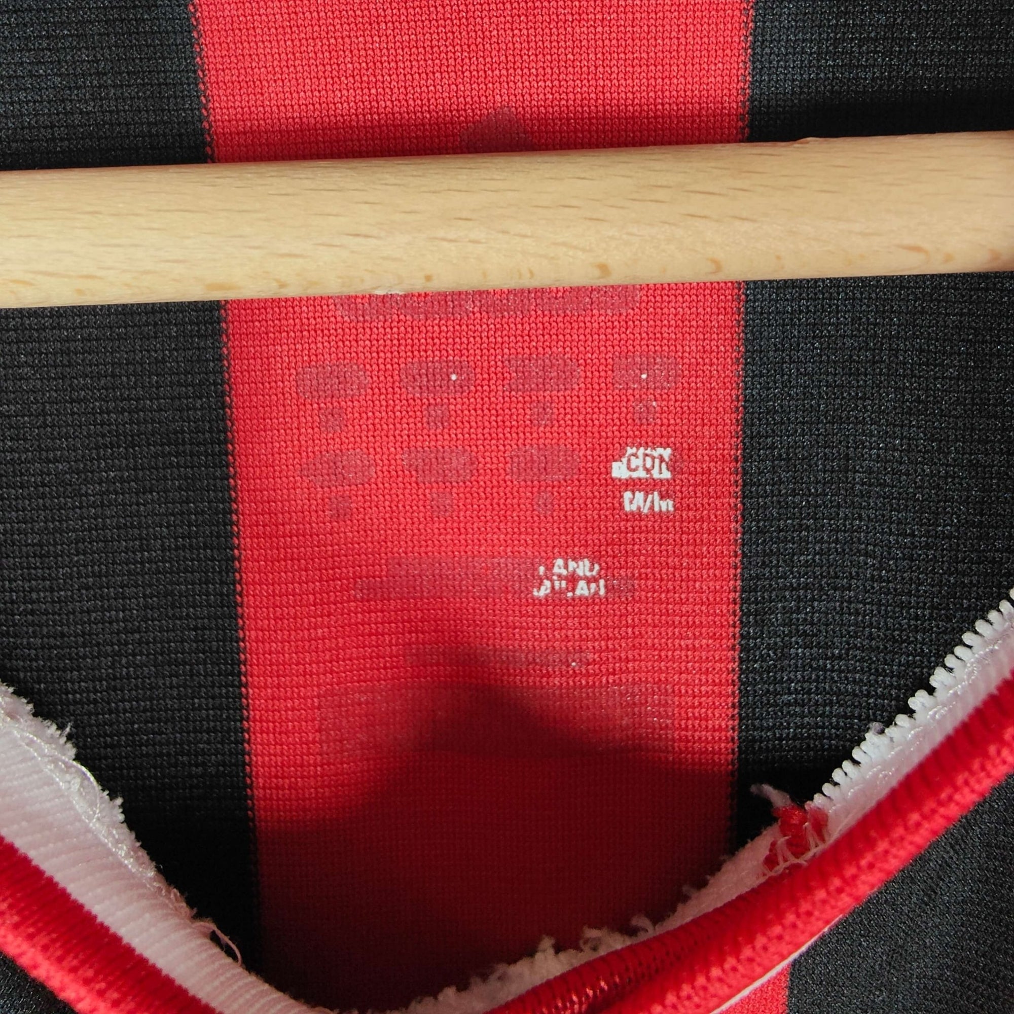 2009 - 10 AC Milan Home Shirt Ronaldinho 80 - 9/10 - (M) - Eternal Pitch