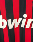 2009 - 10 AC Milan Home Shirt Ronaldinho 80 - 9/10 - (M) - Eternal Pitch