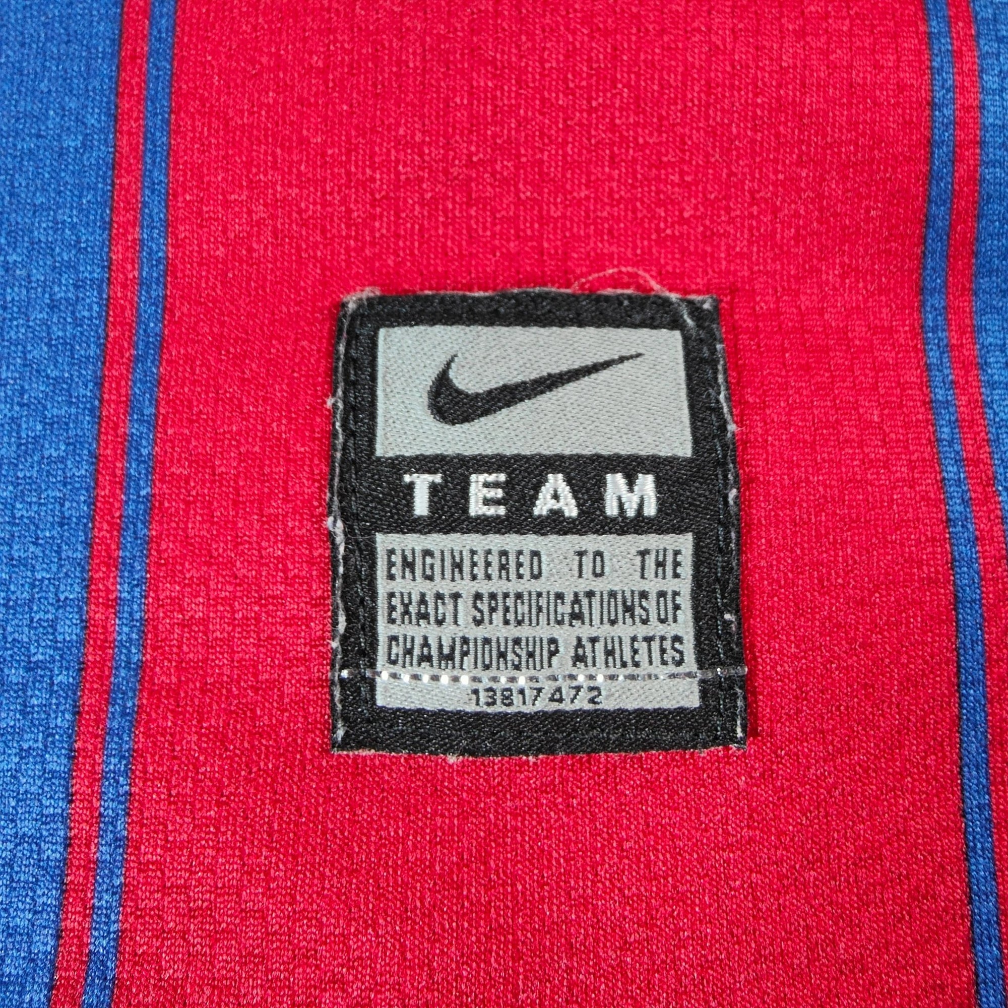 2009 - 10 FC Barcelona Home Shirt Henry 14 - 8.5/10 - (L) - Eternal Pitch