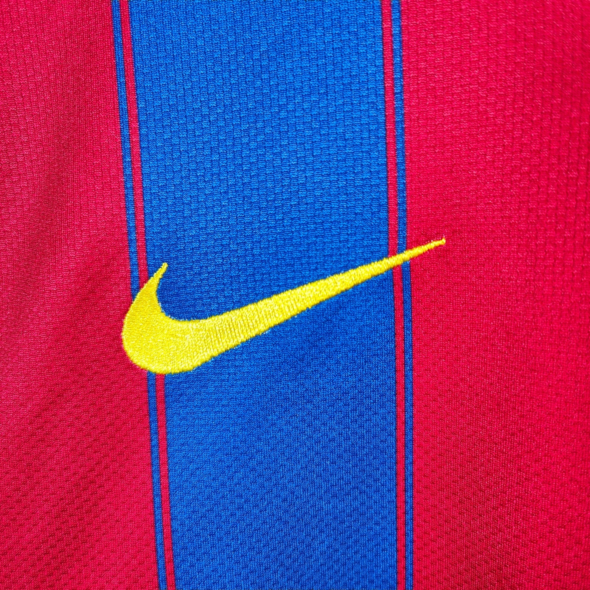 2009 - 10 FC Barcelona Home Shirt Henry 14 - 8.5/10 - (L) - Eternal Pitch