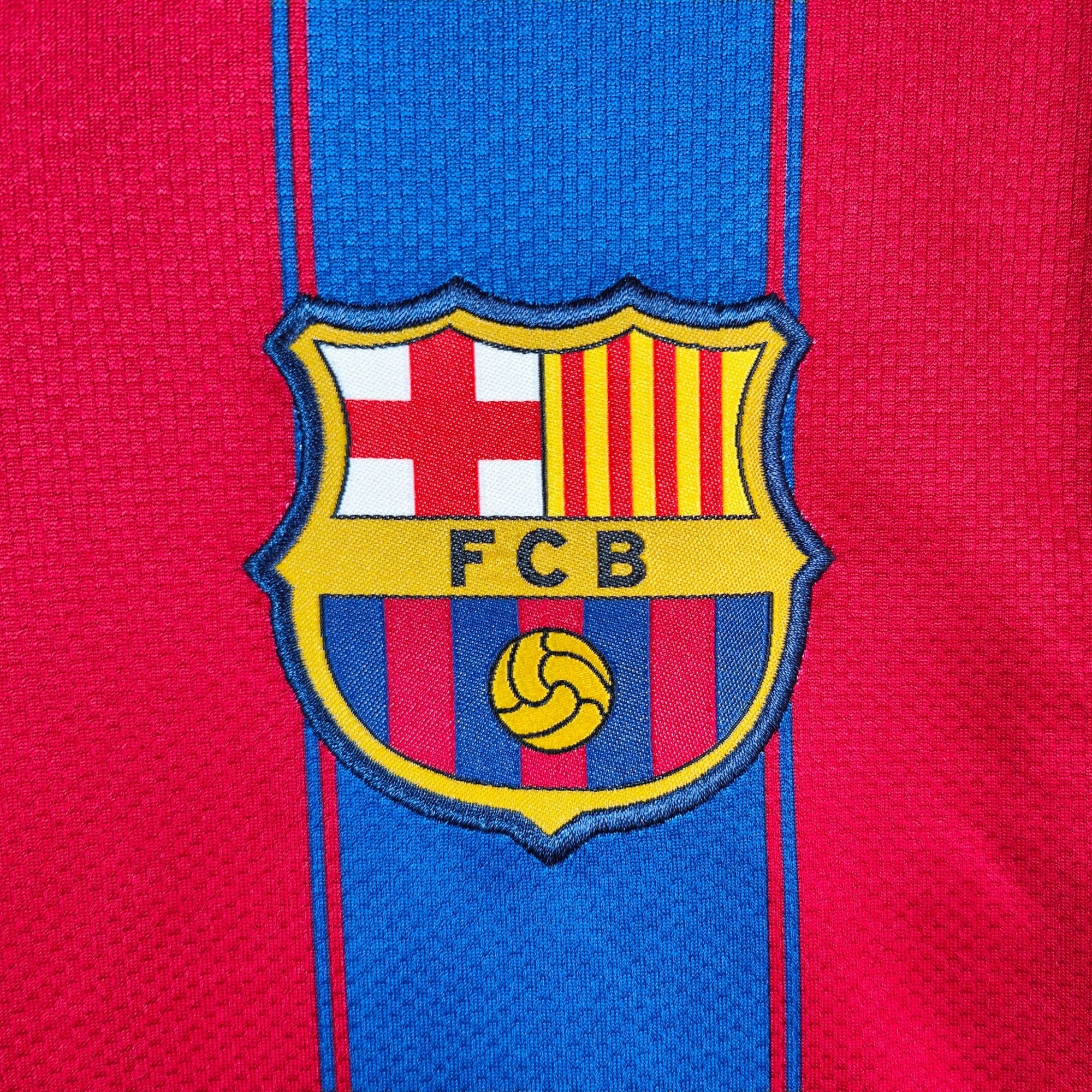 2009 - 10 FC Barcelona Home Shirt Henry 14 - 8.5/10 - (L) - Eternal Pitch