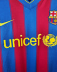 2009 - 10 FC Barcelona Home Shirt Ibrahimovic 9 - 8/10 - (M) - Eternal Pitch