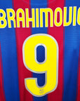 2009 - 10 FC Barcelona Home Shirt Ibrahimovic 9 - 8.5/10 - (M) - Eternal Pitch