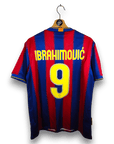 2009 - 10 FC Barcelona Home Shirt Ibrahimovic 9 - 8.5/10 - (M) - Eternal Pitch