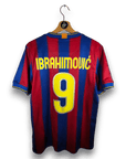 2009 - 10 FC Barcelona Home Shirt Ibrahimovic 9 - 8.5/10 - (S) - Eternal Pitch
