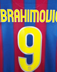 2009 - 10 FC Barcelona Home Shirt Ibrahimovic 9 - 8.5/10 - (S) - Eternal Pitch