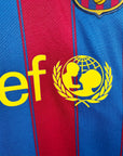 2009 - 10 FC Barcelona Home Shirt Ibrahimovic 9 - 8.5/10 - (XL) - Eternal Pitch