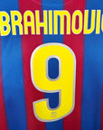 2009 - 10 FC Barcelona Home Shirt Ibrahimovic 9 - 8.5/10 - (XL) - Eternal Pitch