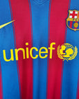2009 - 10 FC Barcelona Home Shirt Ibrahimovic 9 - 8.5/10 - (XL) - Eternal Pitch