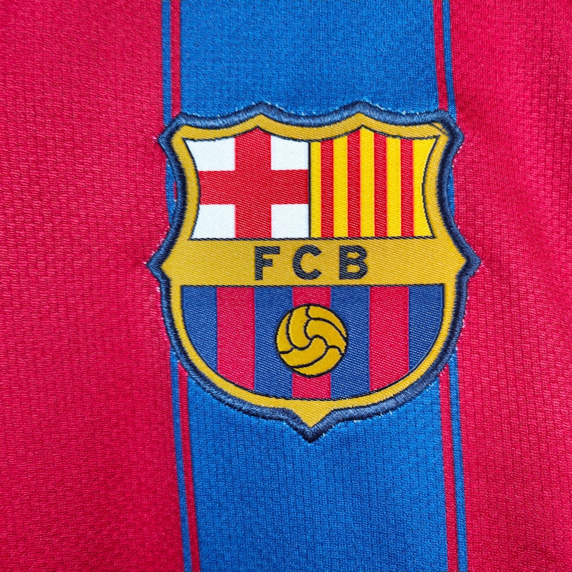 2009 - 10 FC Barcelona Home Shirt Ibrahimovic 9 - 9/10 - (XL) - Eternal Pitch