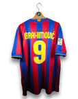 2009 - 10 FC Barcelona Home Shirt Ibrahimovic 9 - 9/10 - (XL) - Eternal Pitch