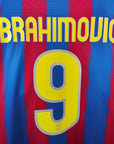 2009 - 10 FC Barcelona Home Shirt Ibrahimovic 9 - 9/10 - (XL) - Eternal Pitch