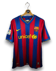 2009 - 10 FC Barcelona Home Shirt Messi 10 - 9/10 - (M) - Eternal Pitch