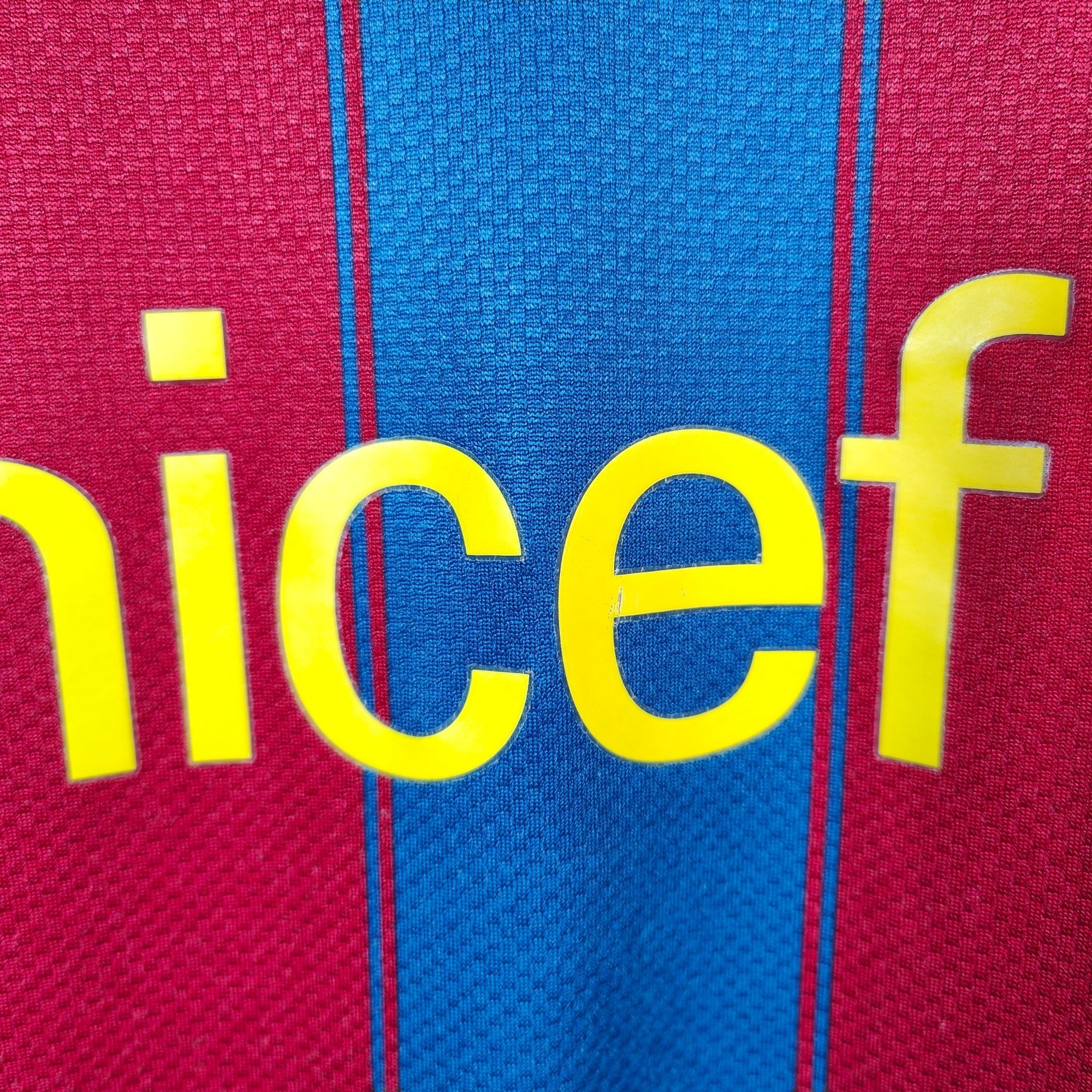 2009 - 10 FC Barcelona Home Shirt Messi 10 - 9/10 - (M) - Eternal Pitch
