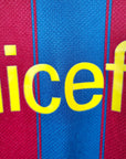 2009 - 10 FC Barcelona Home Shirt Messi 10 - 9/10 - (M) - Eternal Pitch