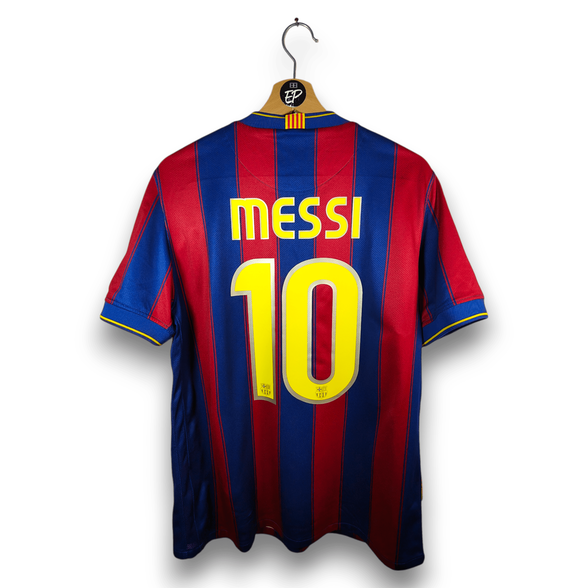 2009 - 10 FC Barcelona Home Shirt Messi 10 - 9/10 - (M) - Eternal Pitch